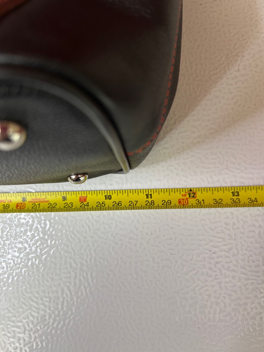 MCM Black Shoulder Bag with Red Stitching - Picture 13 of 14